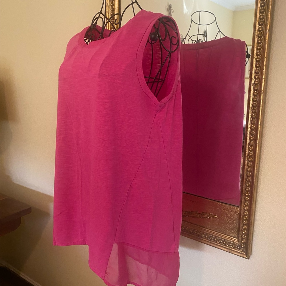 Pink Sleeveless Women's Top